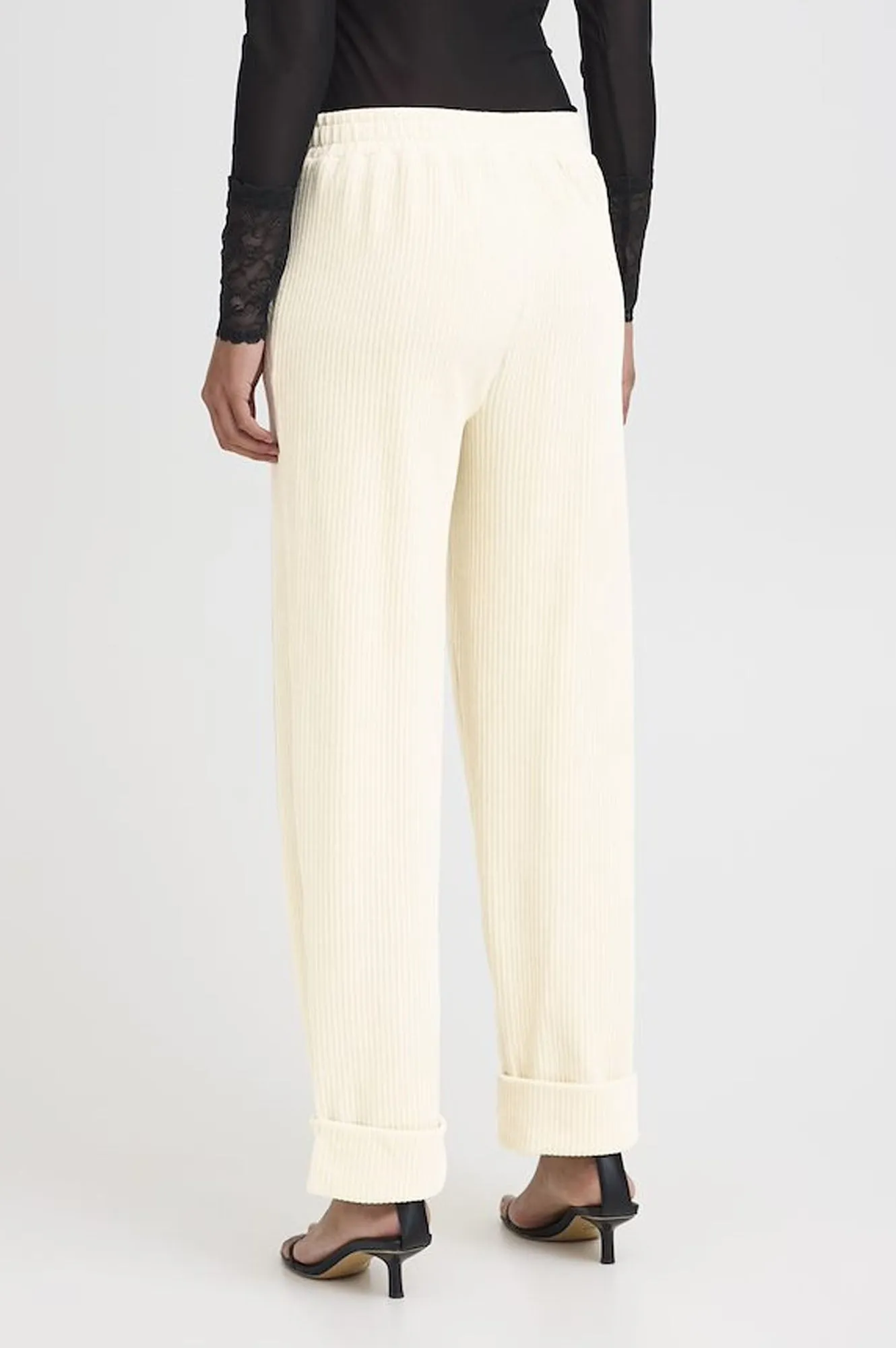 ICHI Tamary Almond Milk Trousers