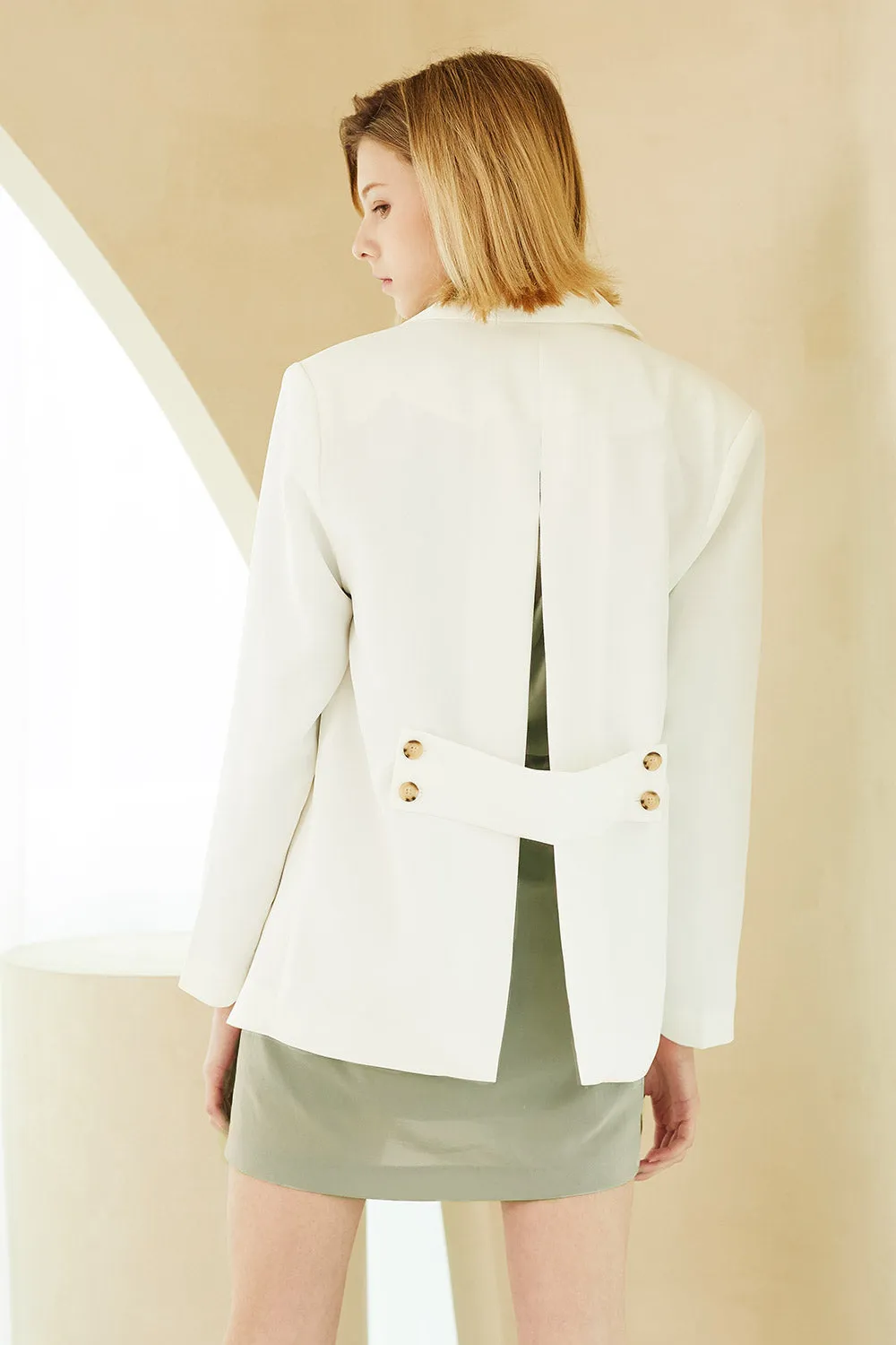 Isabella Back Slit Blazer