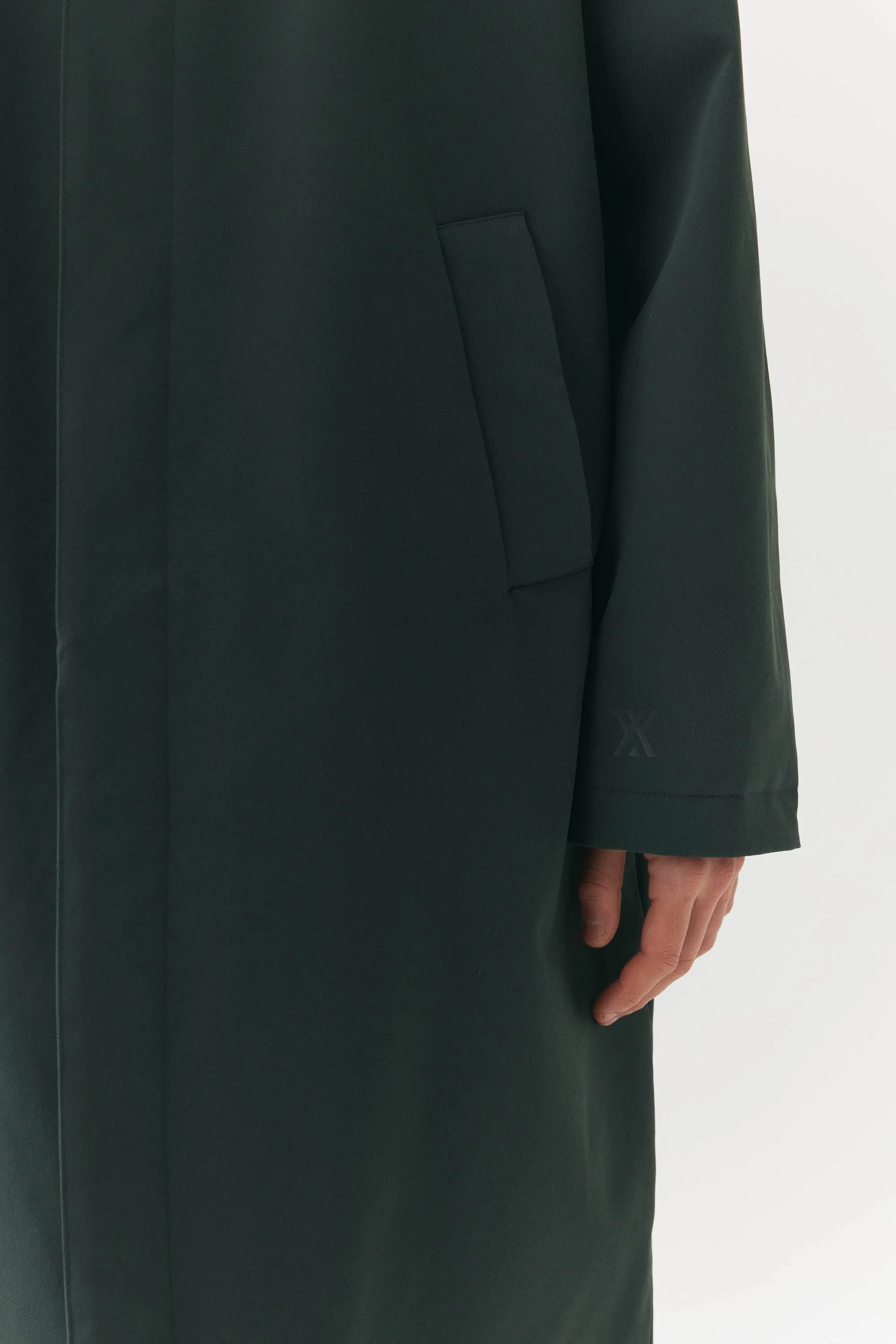 Forest Green JOBA Car Coat by NIN SPIN - Autumn/Winter 2024