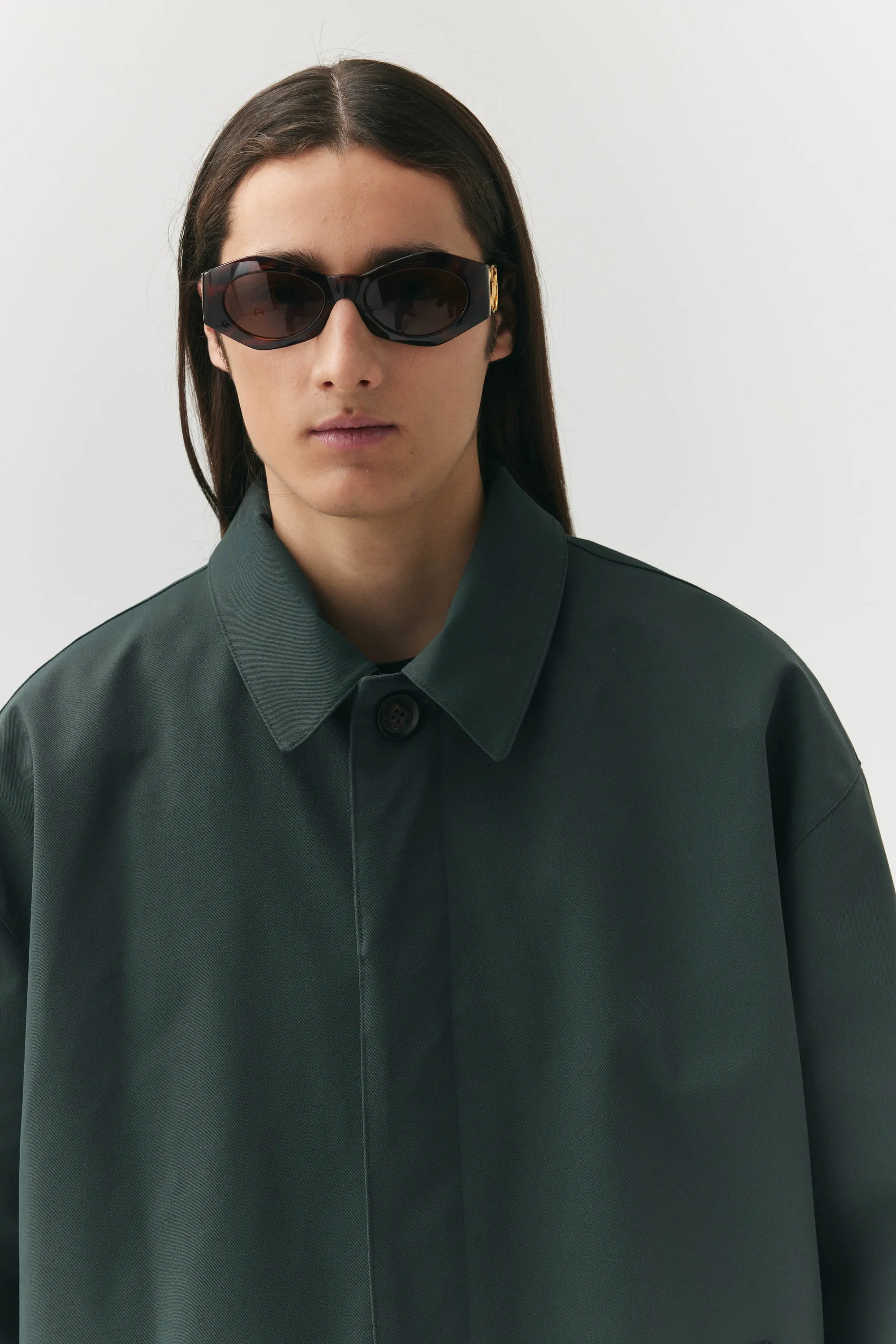 Forest Green JOBA Car Coat by NIN SPIN - Autumn/Winter 2024