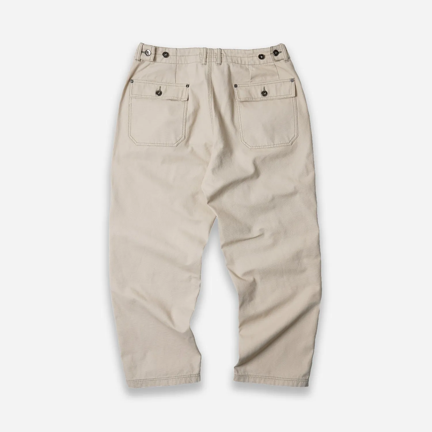 JUNGLE CLOTH DOUBLE KNEE PANT - CREAM