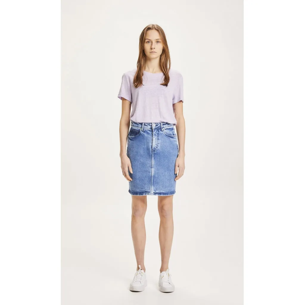 KCA 450001 Romy denim skirt 3045 light blue women