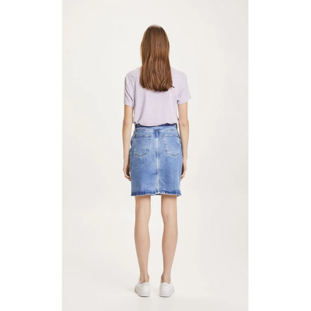 KCA 450001 Romy denim skirt 3045 light blue women