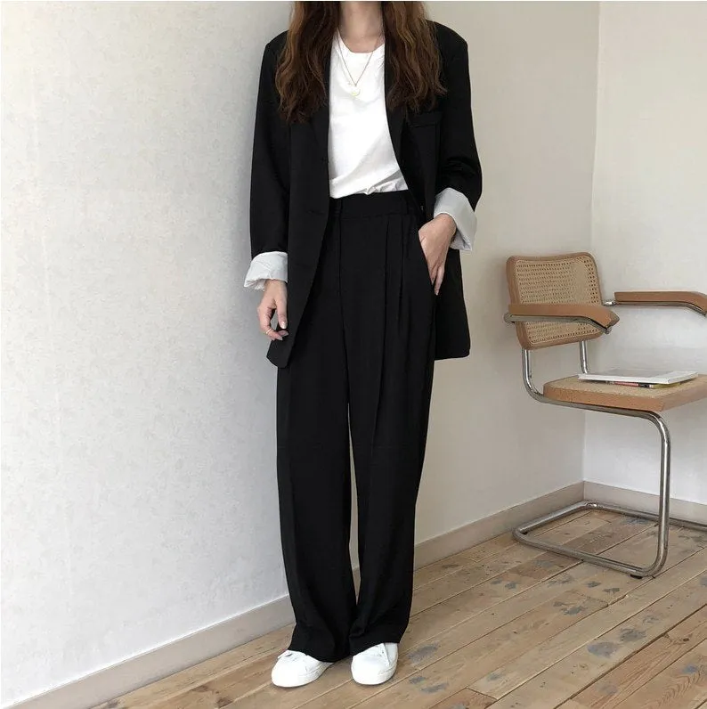 [Korean Style] Jeor Vintage Style Loose Fit Blazer