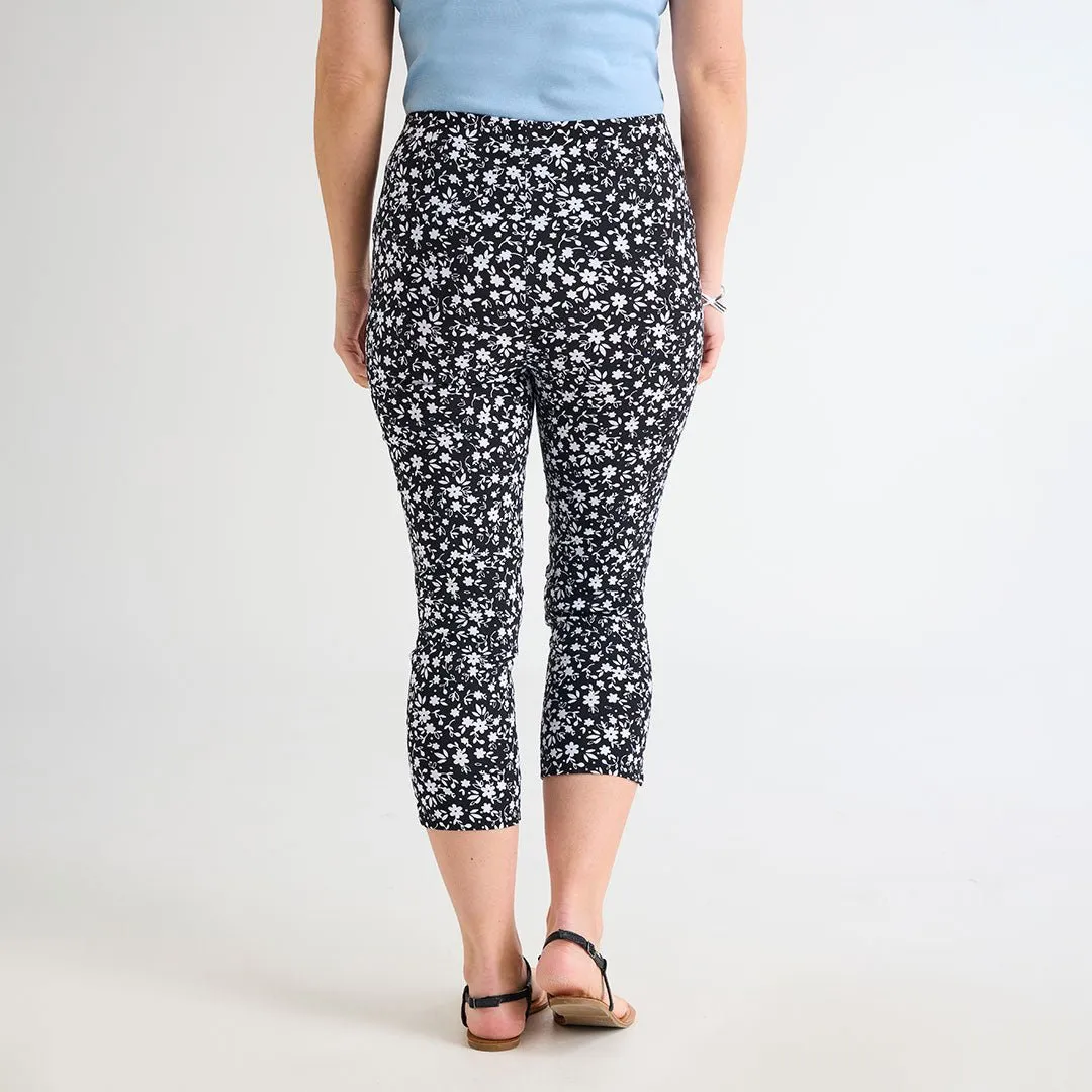 Ladies Printed Bengaline Trousers