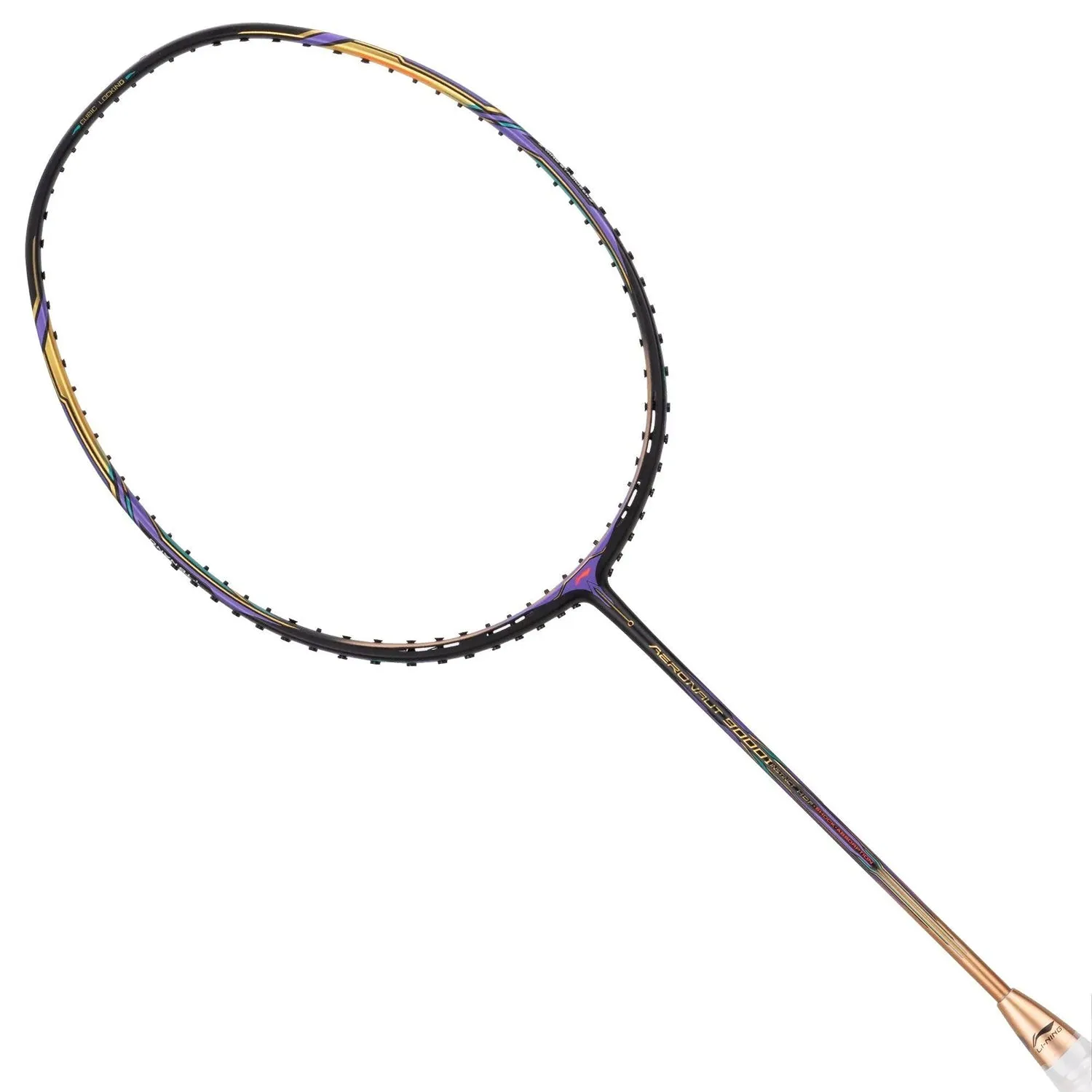 Li-Ning Aeronaut 9000I Unstrung Badminton Racquet, Copper/Black/Purple