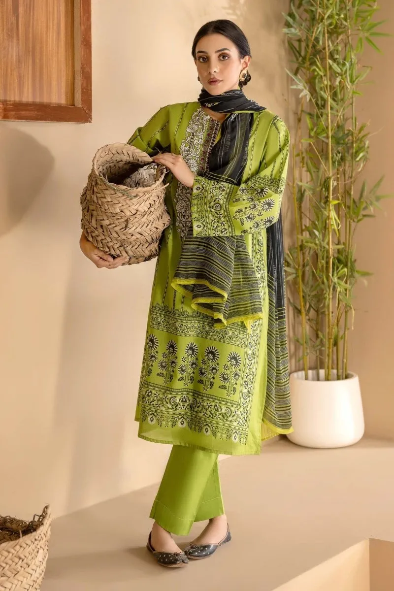 Limelight Embroidered Cambric Pakistani 3 Piece Suit LIM359