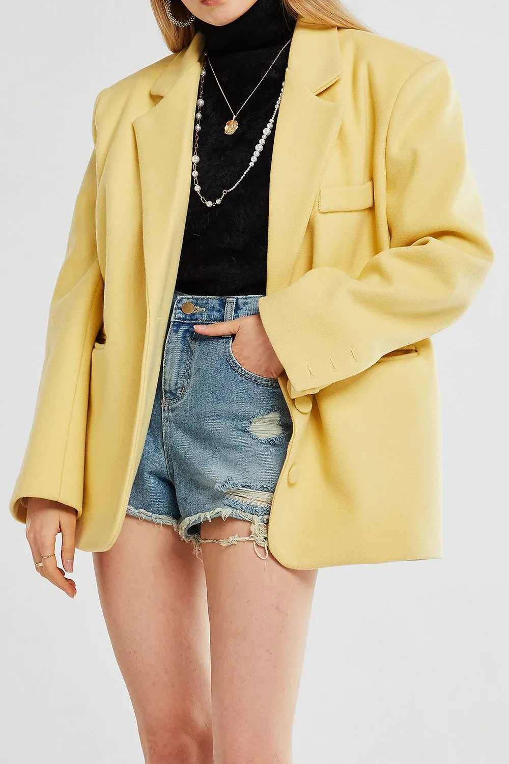 Louna Oversize Belted Jacket