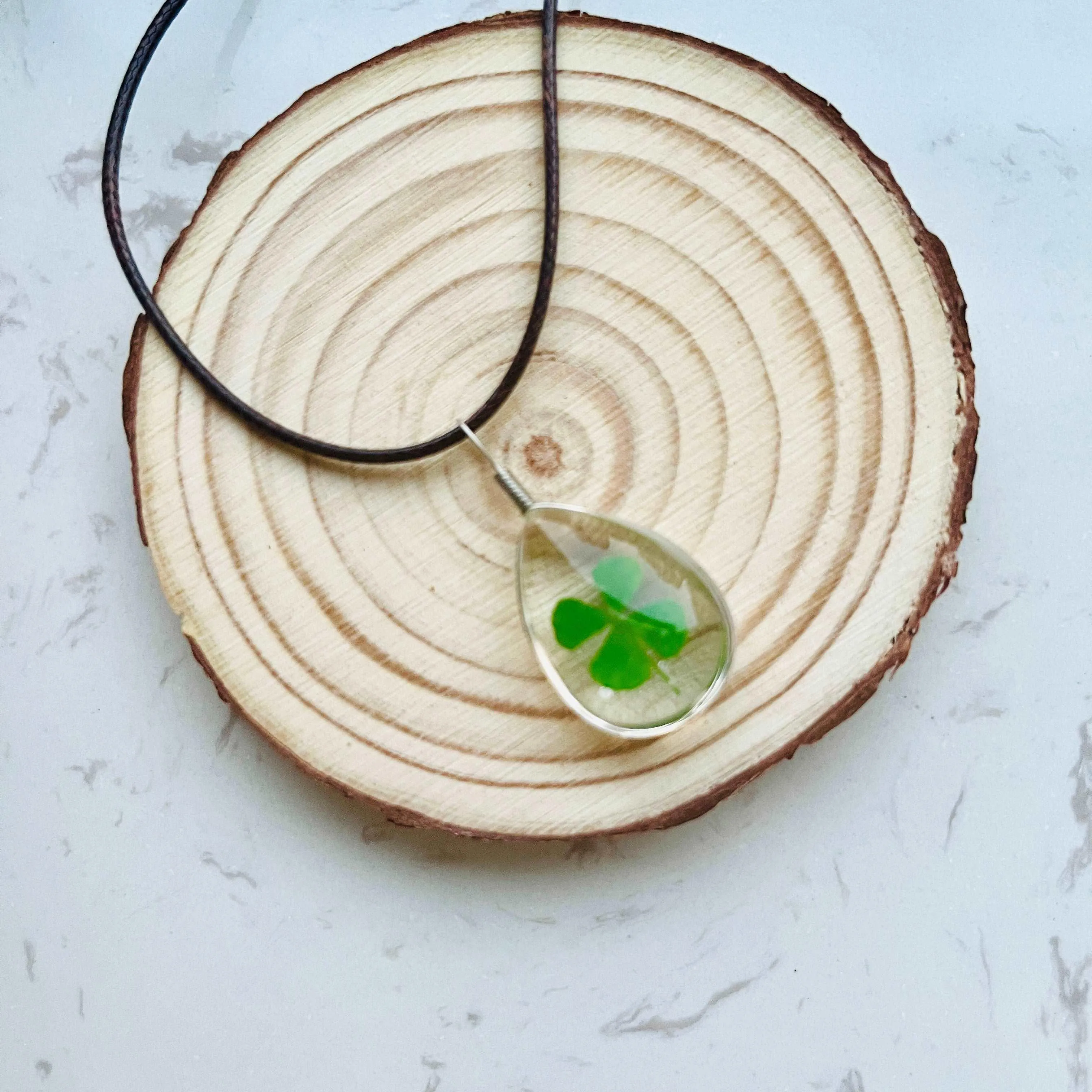 Lucky Four Leaf Clover Pendant Necklace