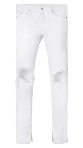 M1 Stretch Denim - White