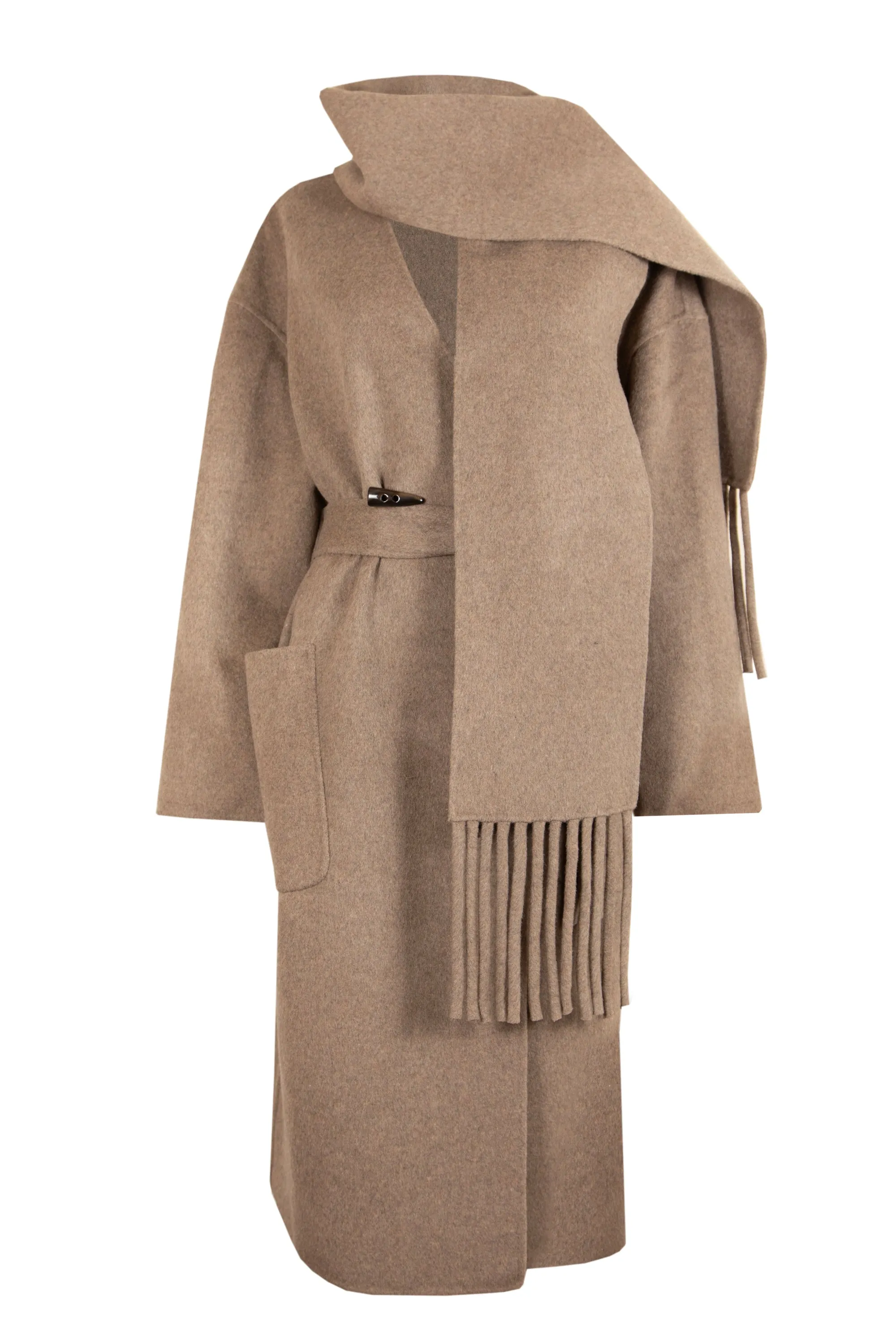 MILDRED COAT WITH SCARF