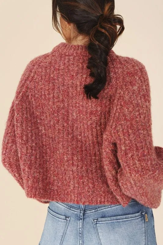 Multicolor sweater top *online only*