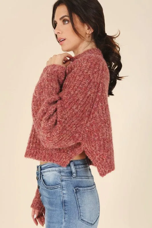 Multicolor sweater top *online only*