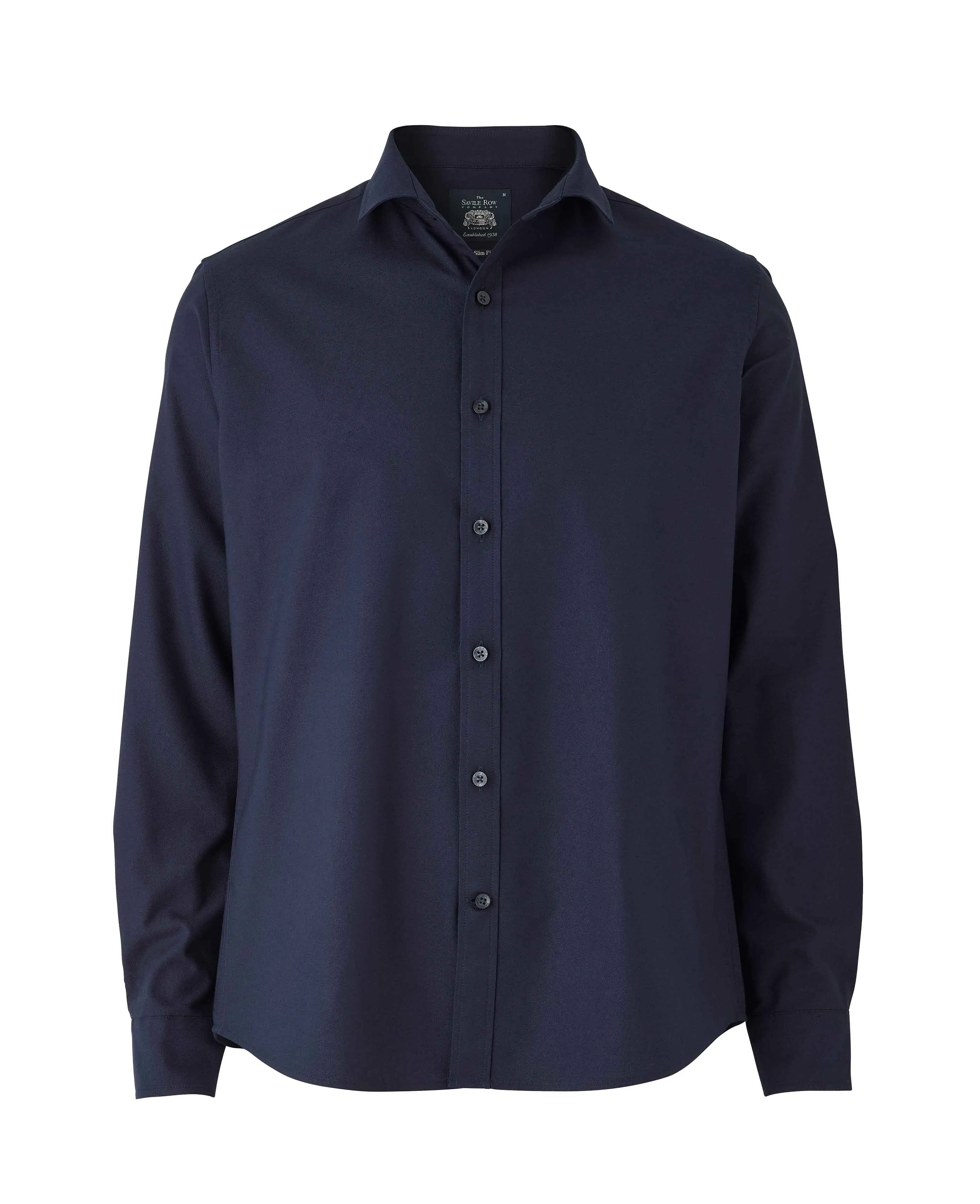 Navy Slim Fit Oxford Shirt