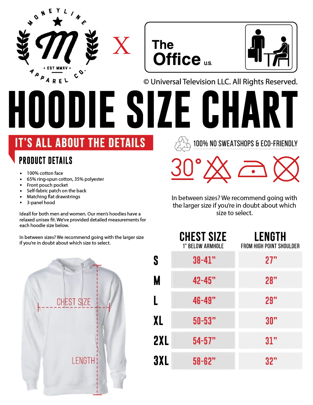 Office Icons Unisex Hoodie