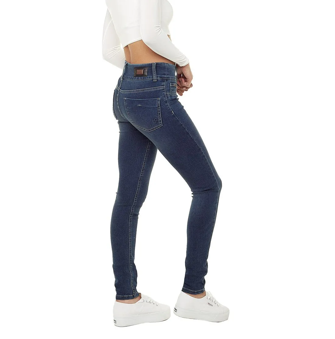 OLIVIA - Pull-On Jeggings - Medium Wash