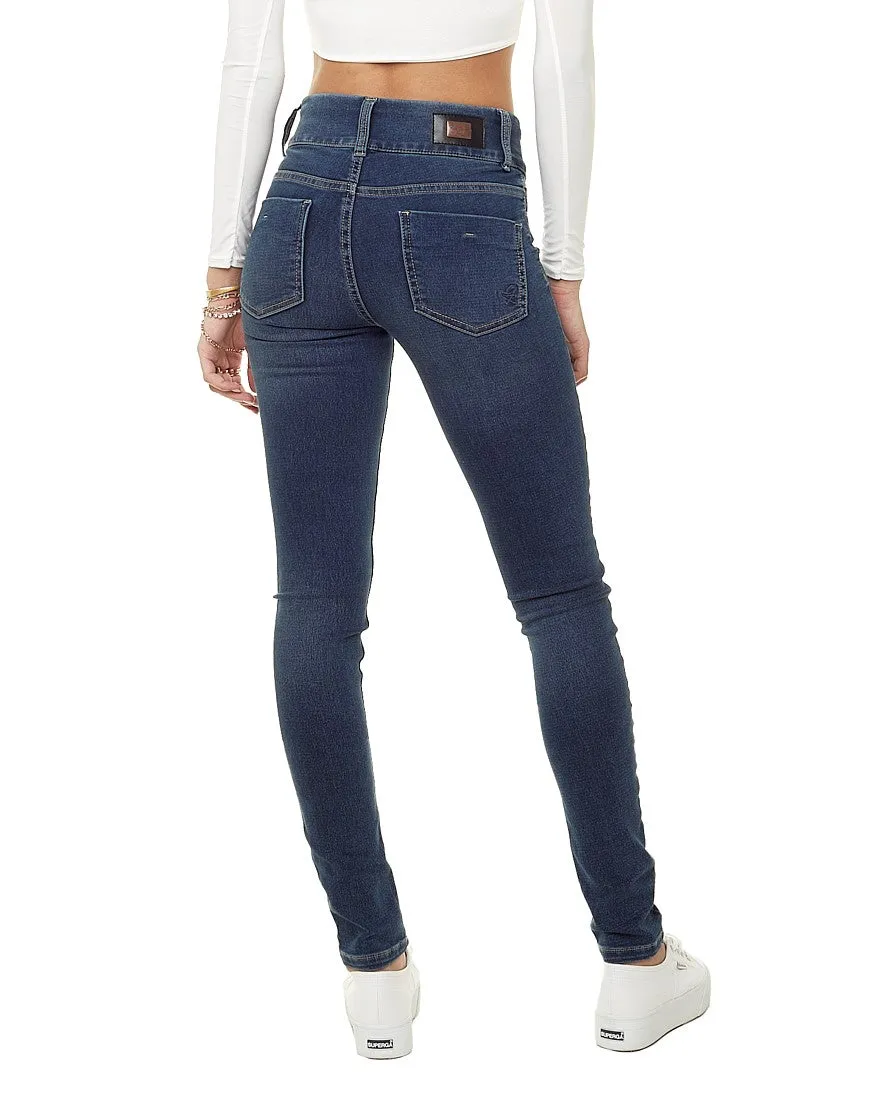 OLIVIA - Pull-On Jeggings - Medium Wash