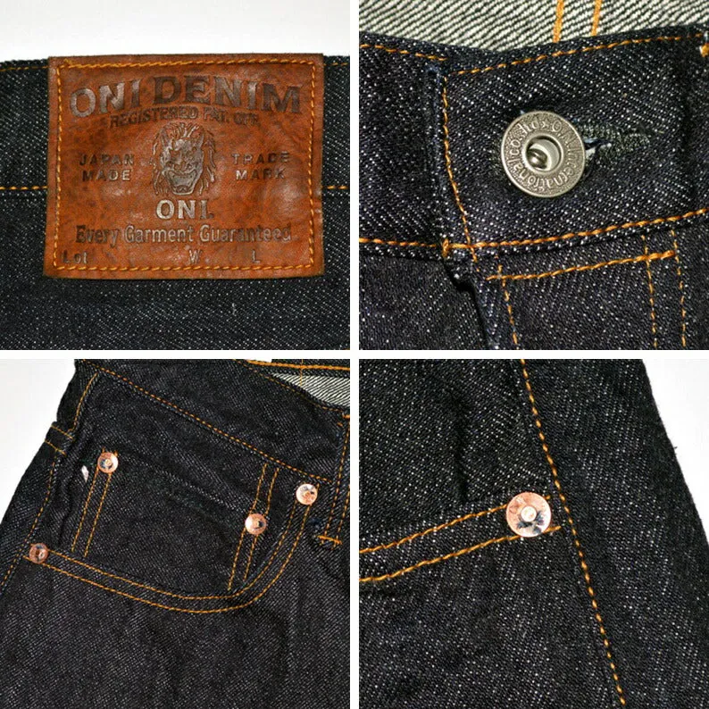 ONI DENIM "ONI-200" 15oz Low Tension Denim Wide Straight