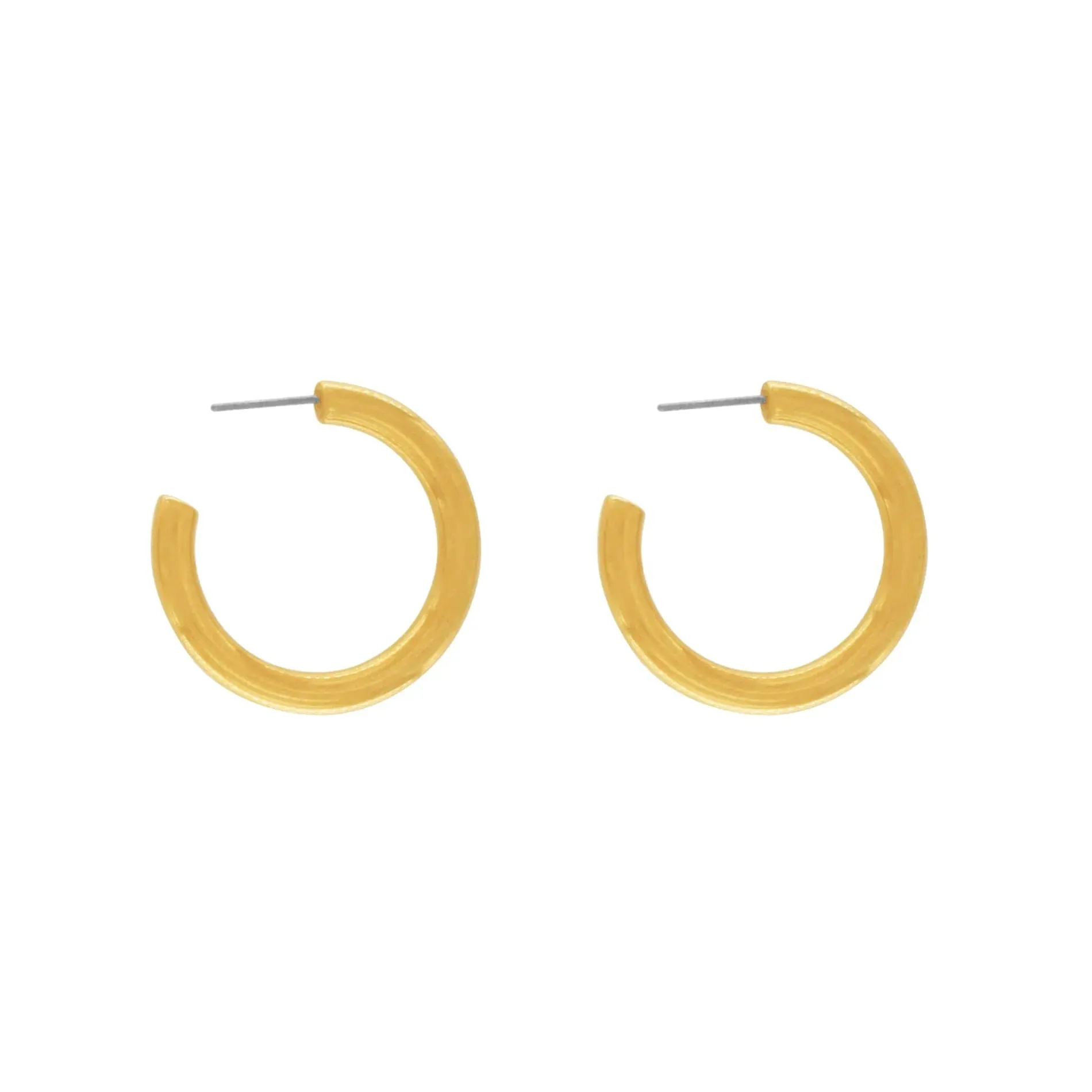 Passion Waterproof 30mm Chunky Hoop Earring 18K Gold Plating