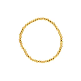 Passion Waterproof Elastic Ball Bracelet 18K Gold Plating