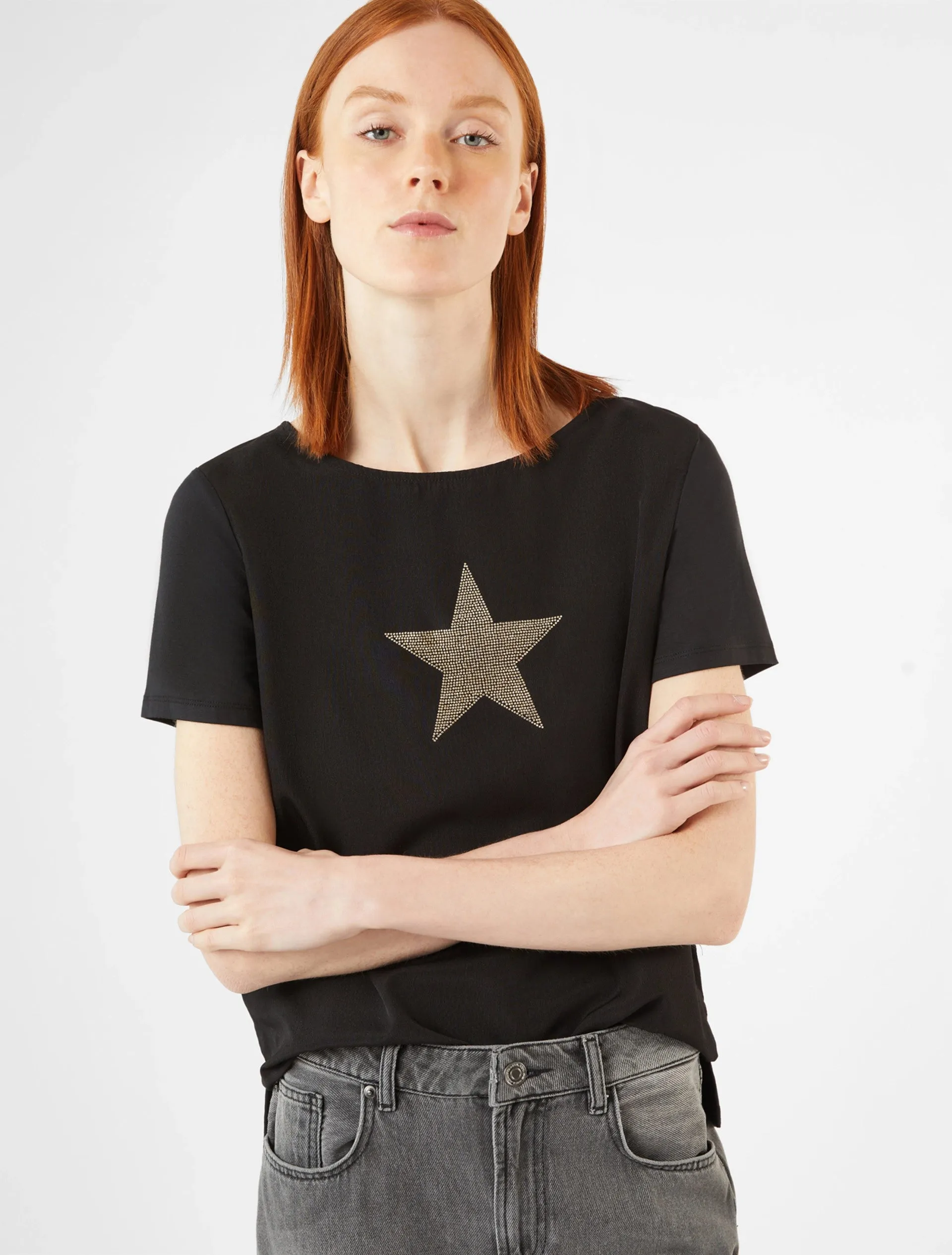 Penny Black Zanora Black Star T-shirt