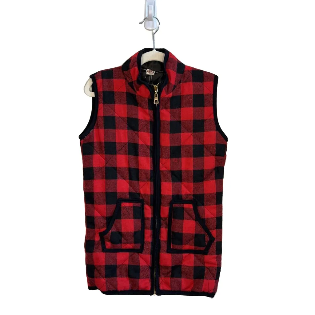 Plaid Vest - New