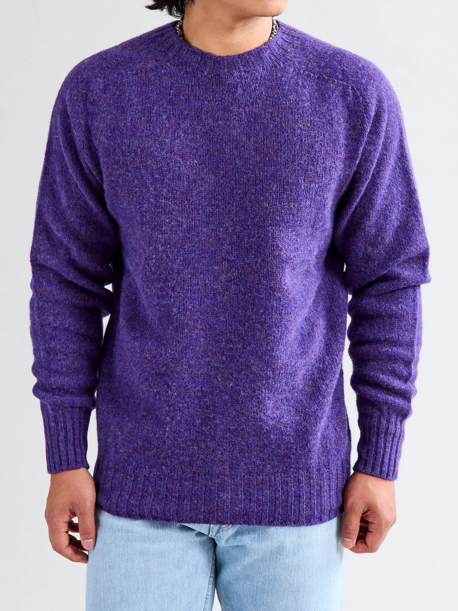 "Birth of the Cool" Wool Sweater in Lavender