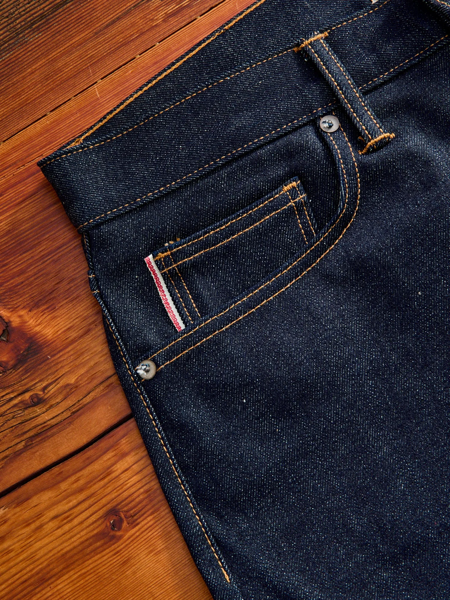 "Mammoth" 17.5oz Heavyweight Stretch Selvedge Denim - Hammer Straight