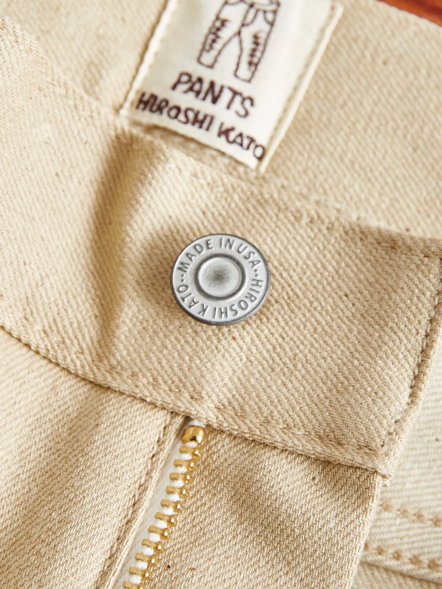 "Raw Beige" 10.5oz Stretch Selvedge Denim - Pen Slim