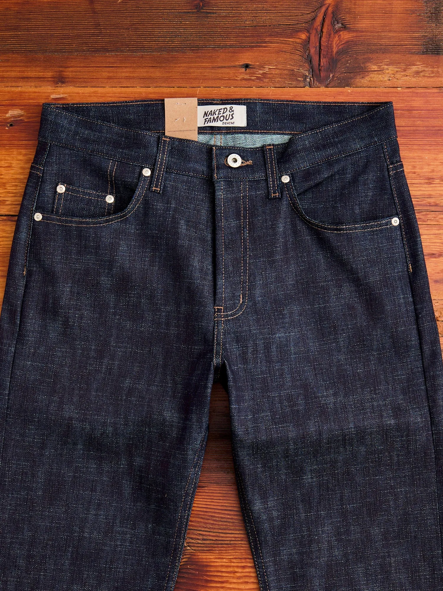 "Slub Stretch Broken Twill" 12.5oz Selvedge Denim - Easy Guy Fit