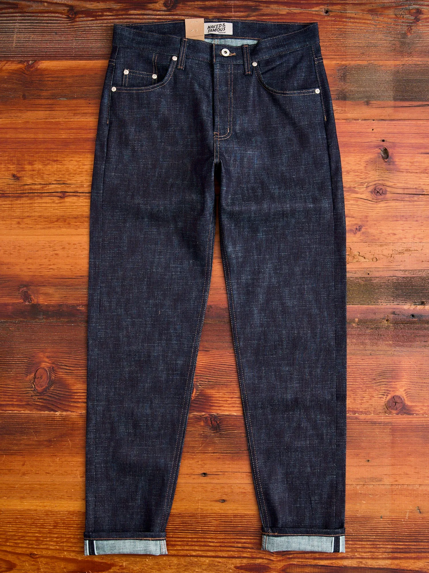 "Slub Stretch Broken Twill" 12.5oz Selvedge Denim - Easy Guy Fit