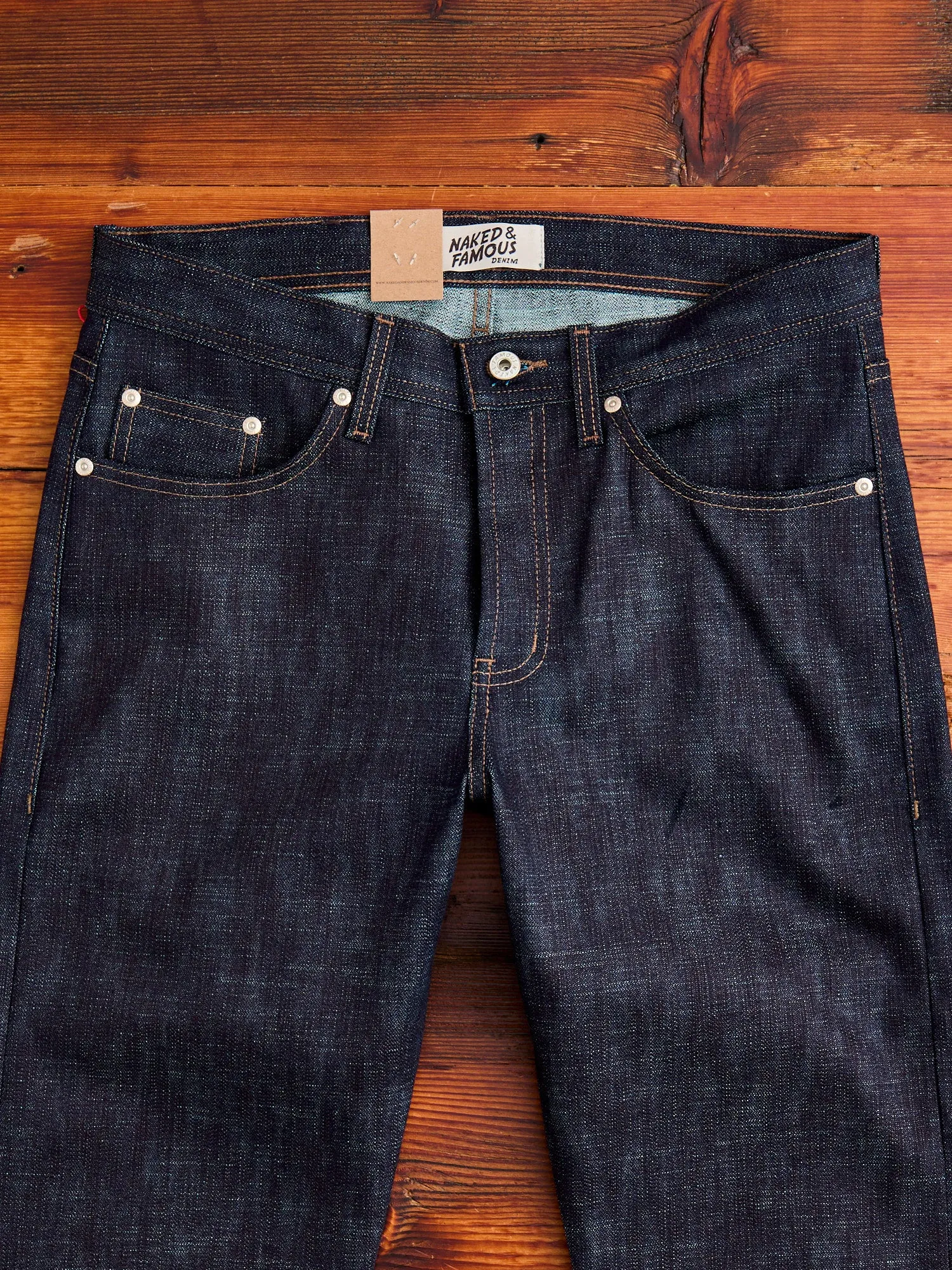 "Slub Stretch Broken Twill" 12.5oz Selvedge Denim - Weird Guy Fit