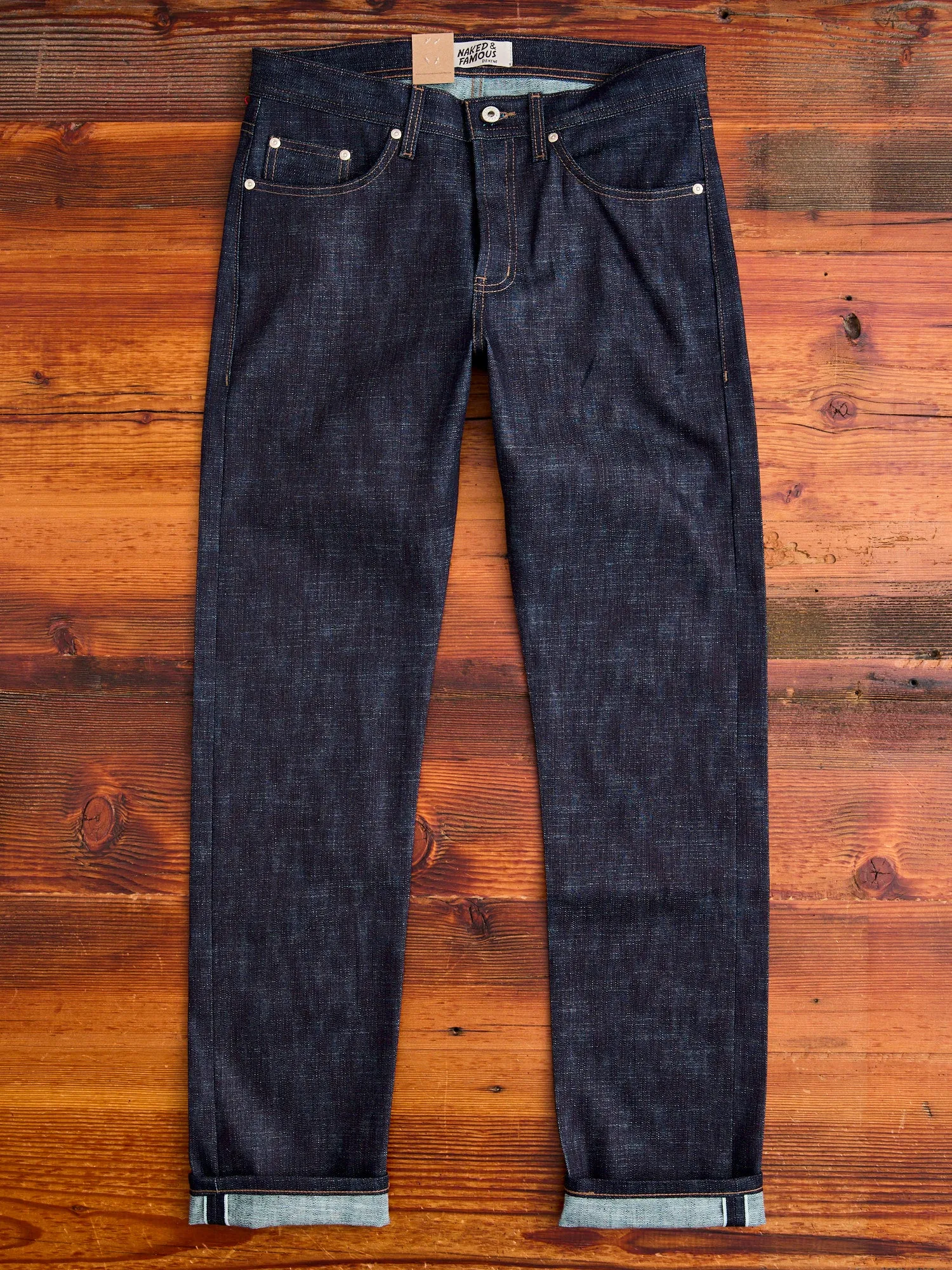 "Slub Stretch Broken Twill" 12.5oz Selvedge Denim - Weird Guy Fit