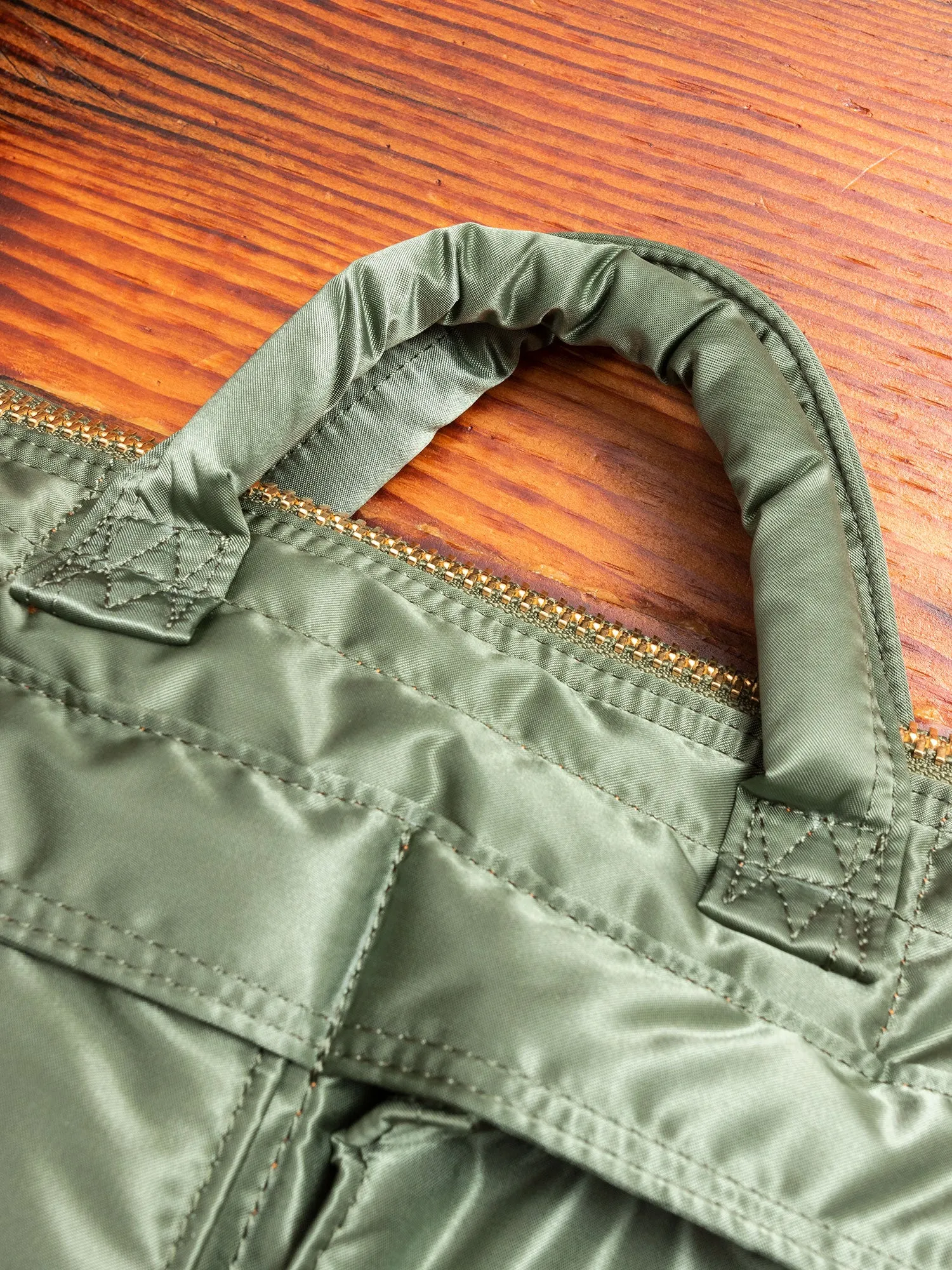 "Tanker" 2-Way Helmet Bag in Sage Green