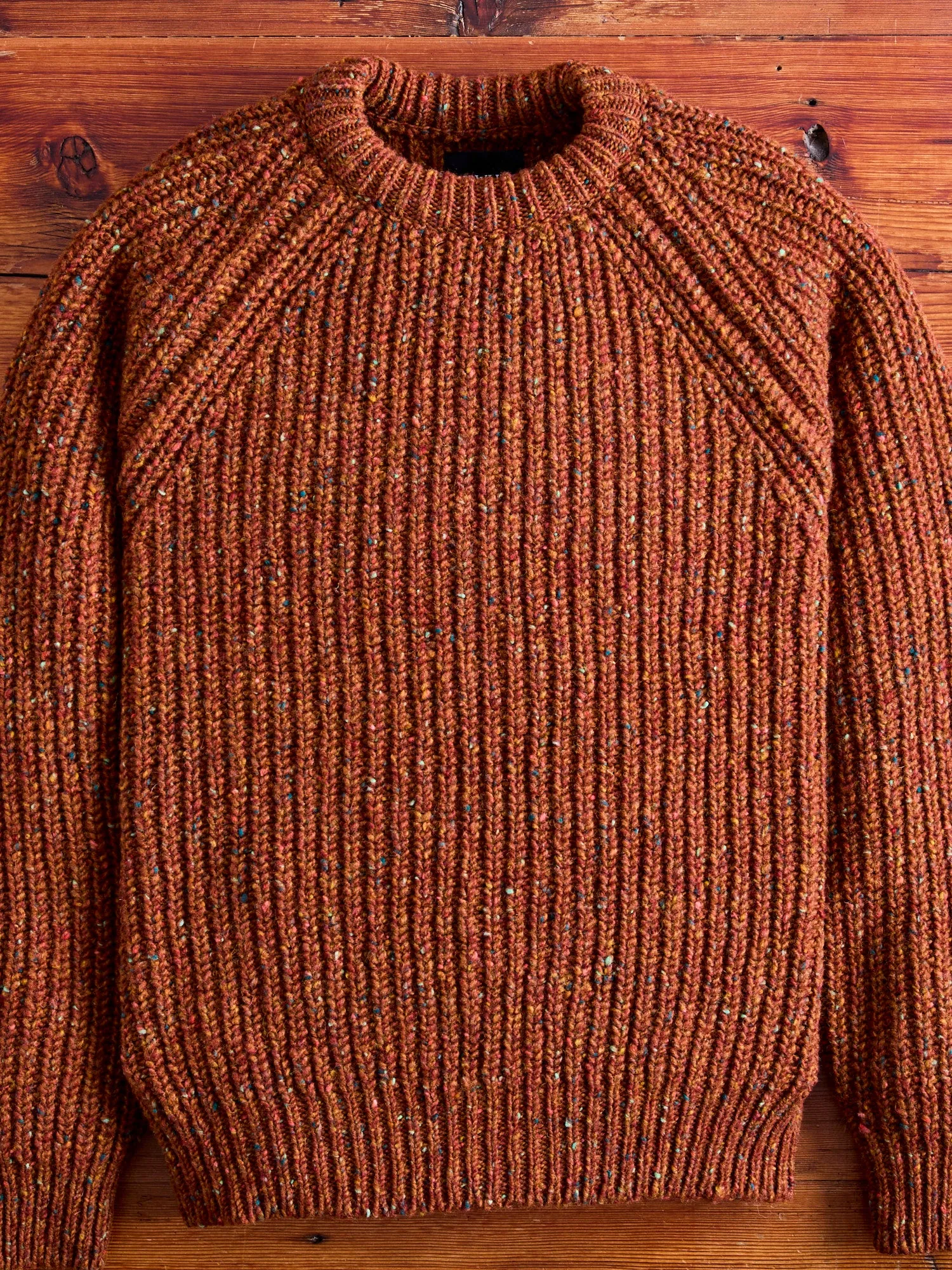 "Taste Of The Future" Wool Knit Sweater in Mars