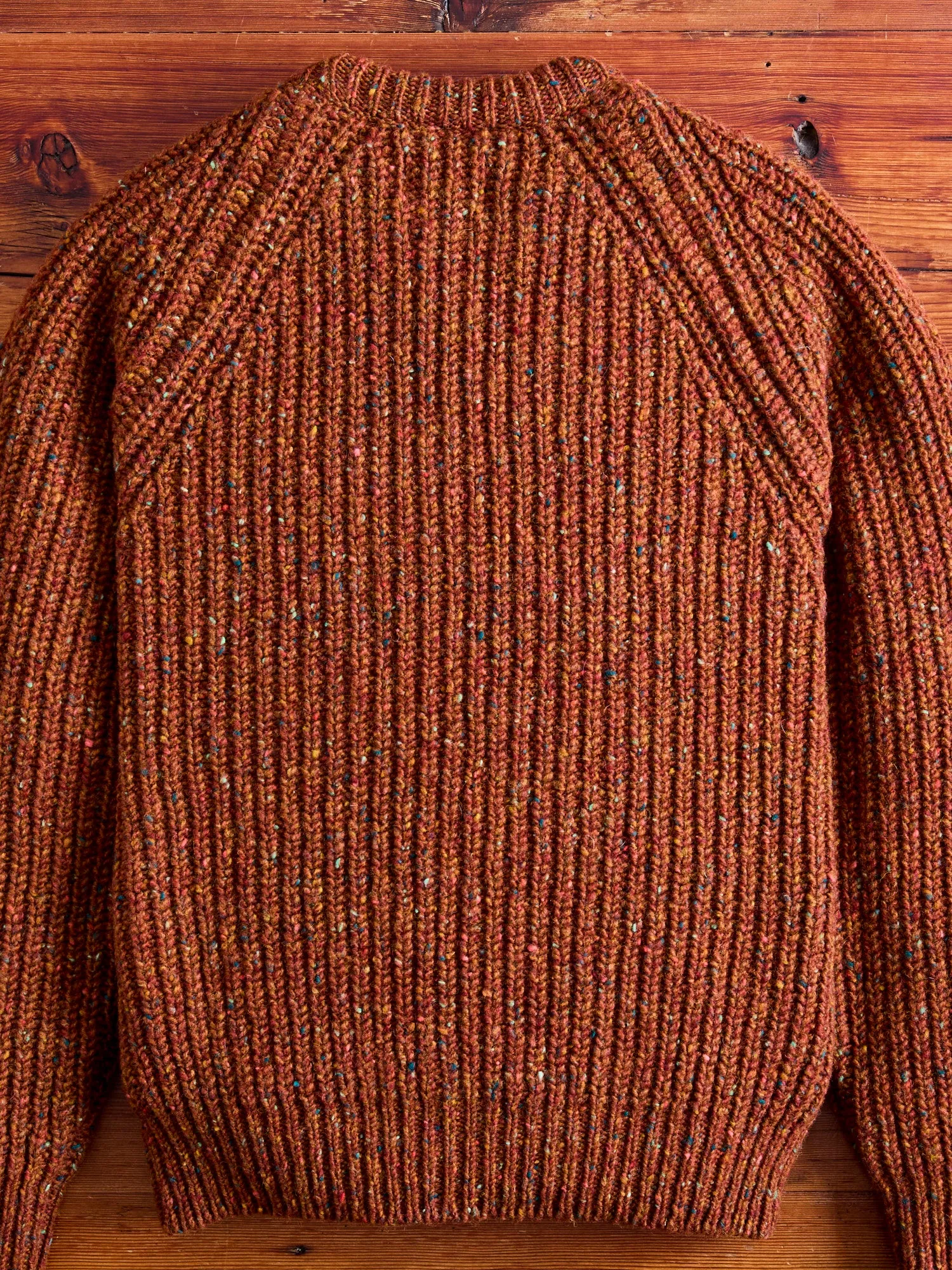 "Taste Of The Future" Wool Knit Sweater in Mars