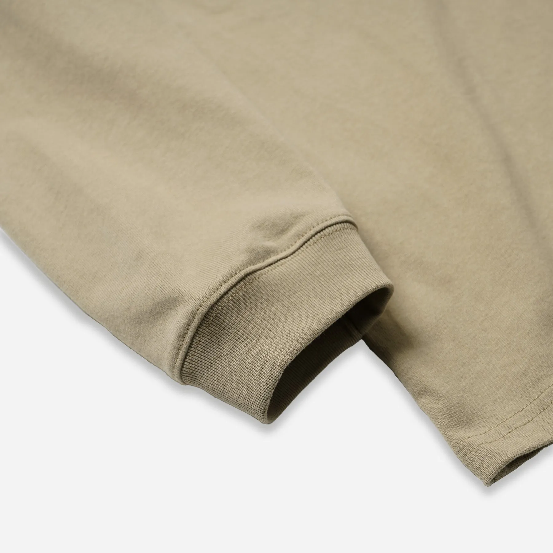 RADIO MAN LONG SLEEVE TEE - SAND