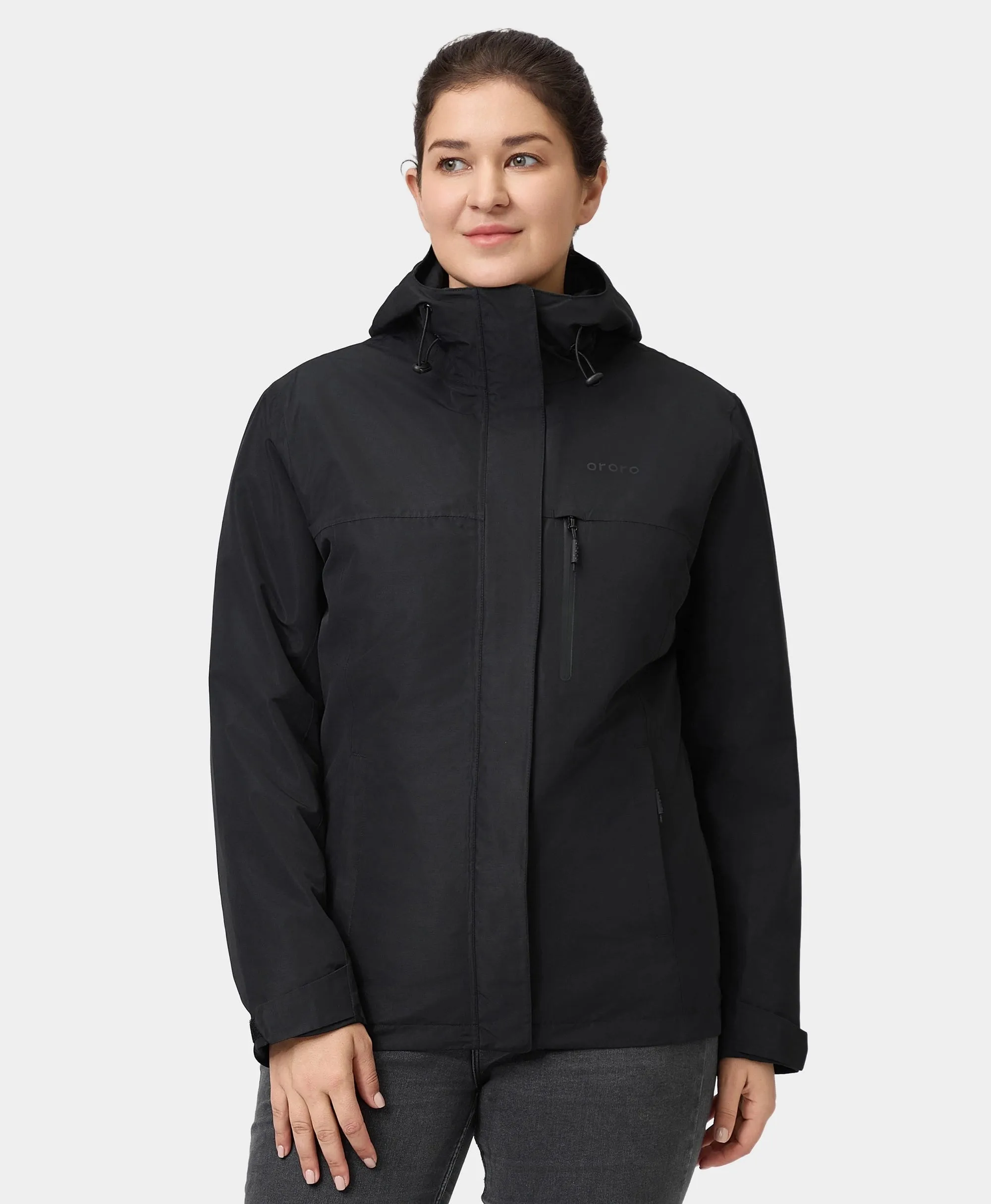 River Ridge Women's Waterproof Shell Jacket - Black