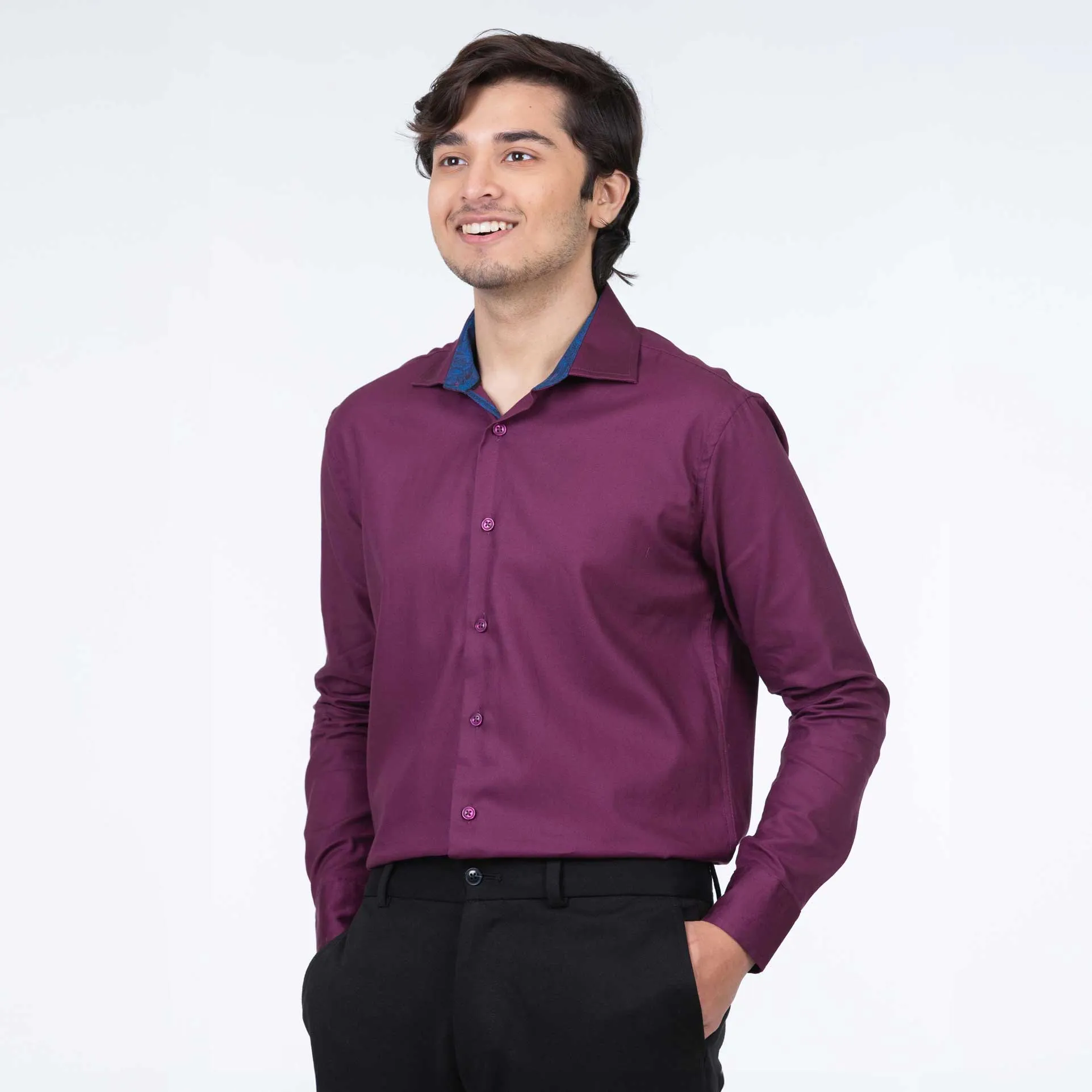 Semi Formal Shirt | Wine