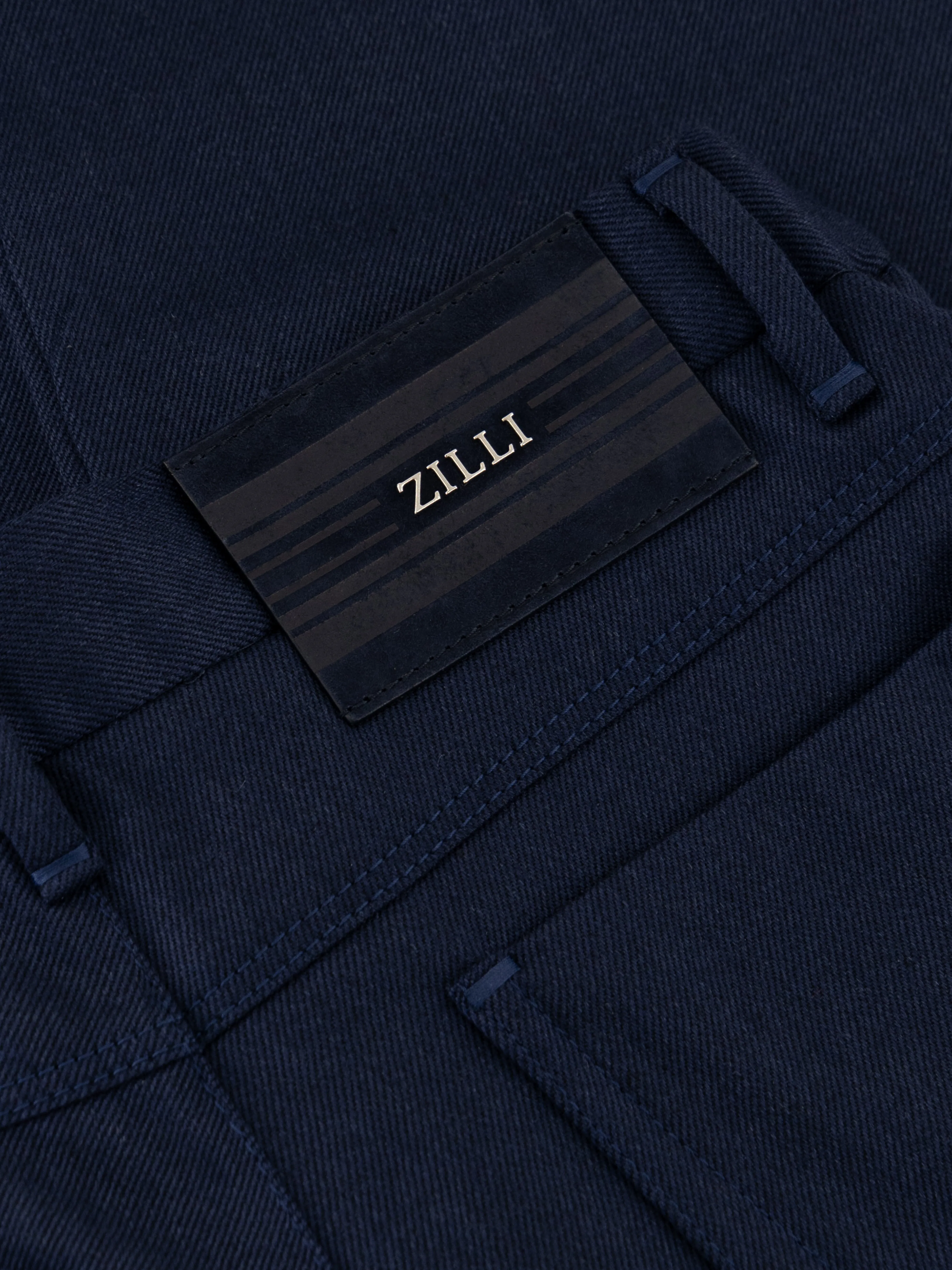 Slim Fit Trousers Blue