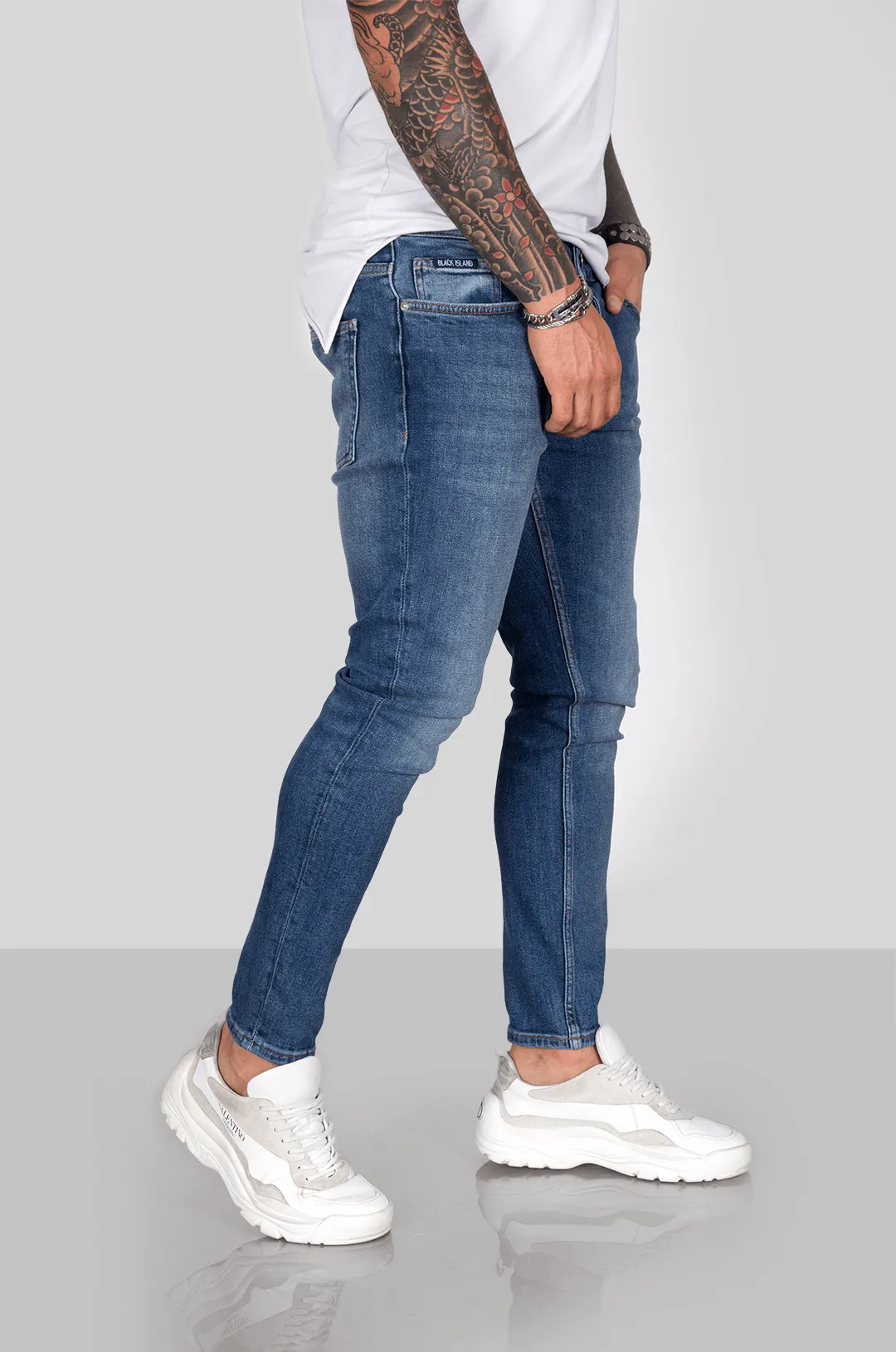 Sneakerjeans Blue Skinny Jeans BI-065