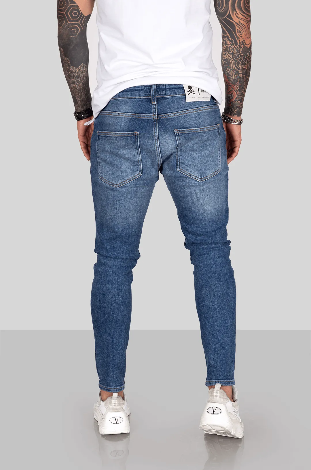 Sneakerjeans Blue Skinny Jeans BI-065