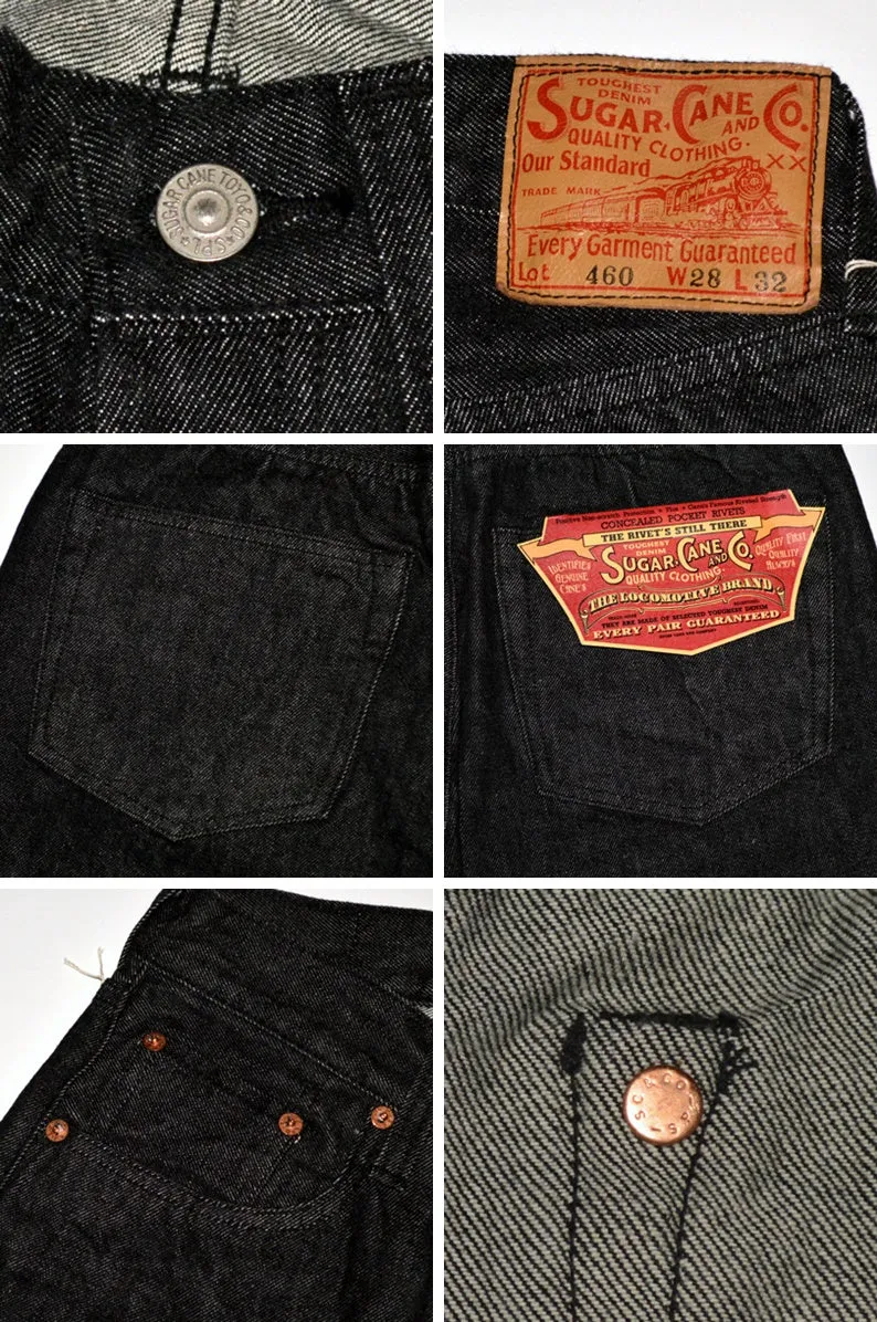 Black Denim 14.25oz Sugar Cane SC42460 1947 Model