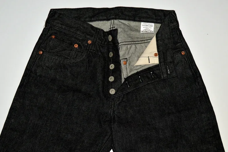 Black Denim 14.25oz Sugar Cane SC42460 1947 Model