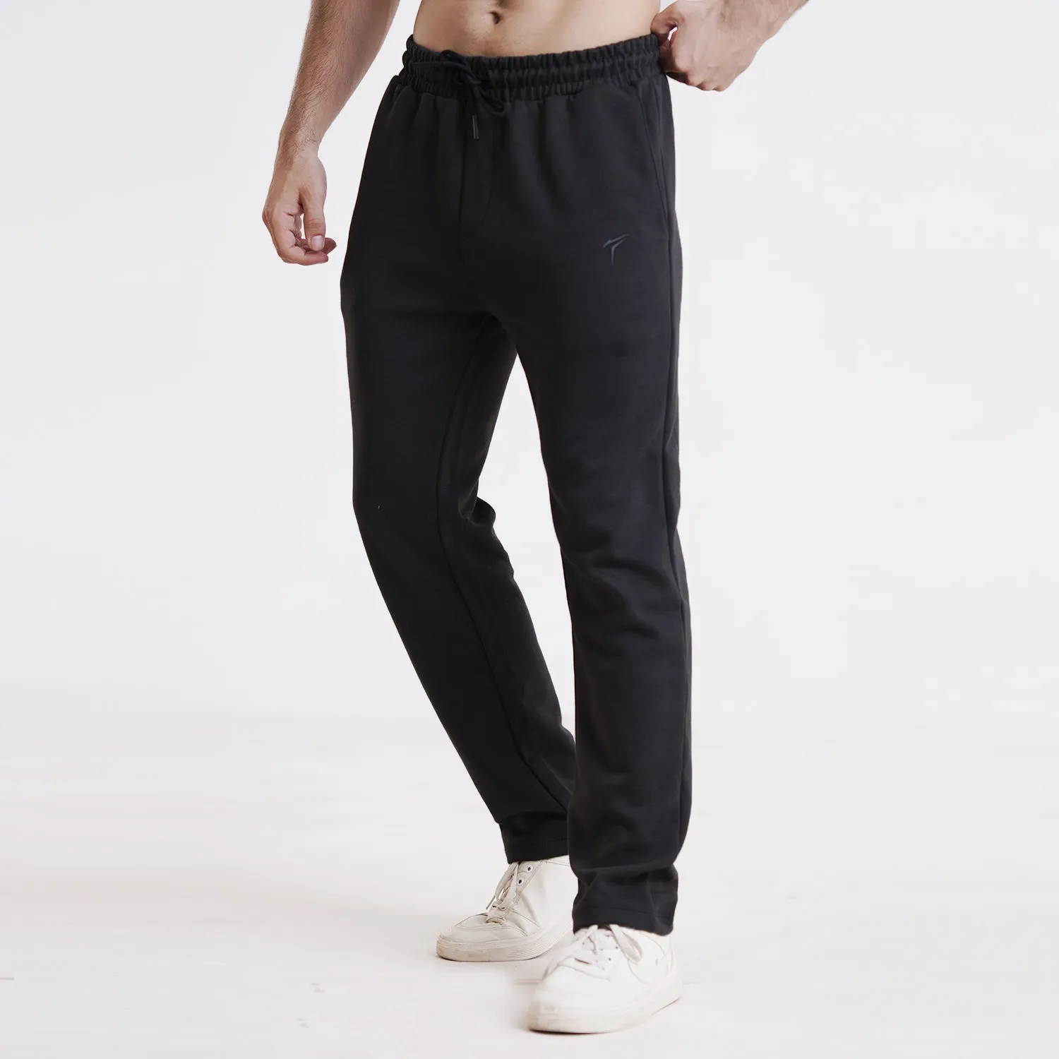 Tf-Basic Charcoal Premium Cotton Straight Bottoms