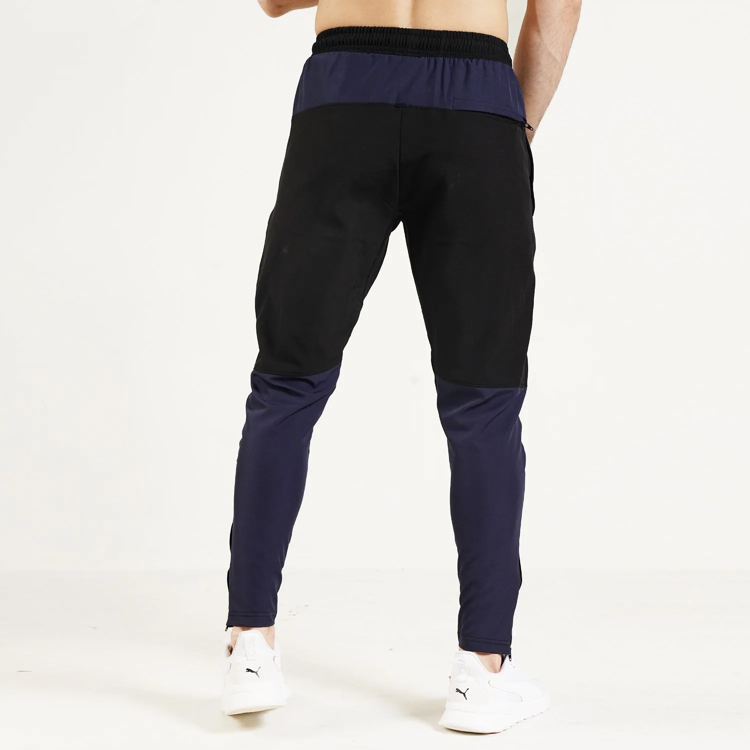 The Perfect Black And Navy Contrast Fitted Bottoms