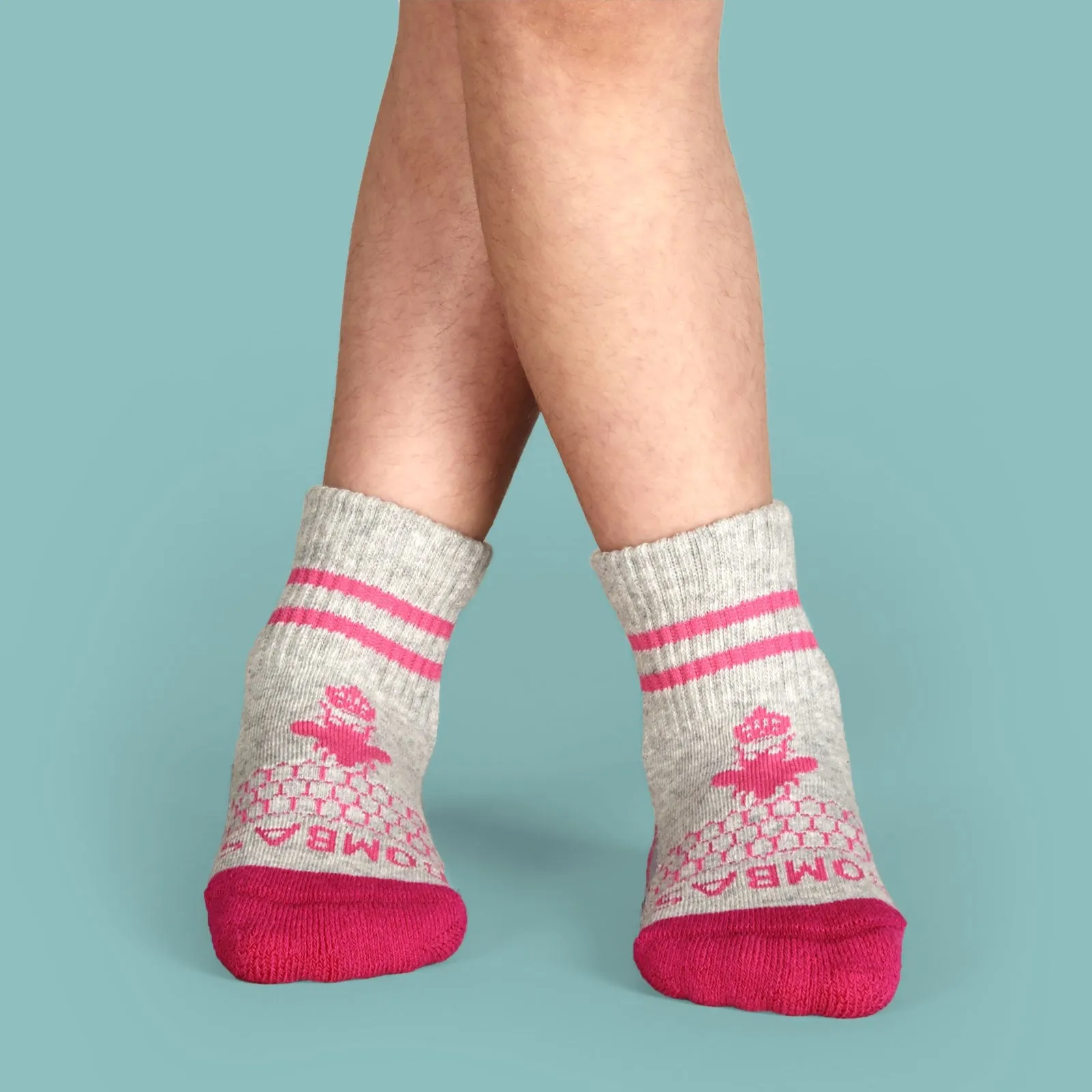 Toddler Gripper Calf Sock 8-Pack