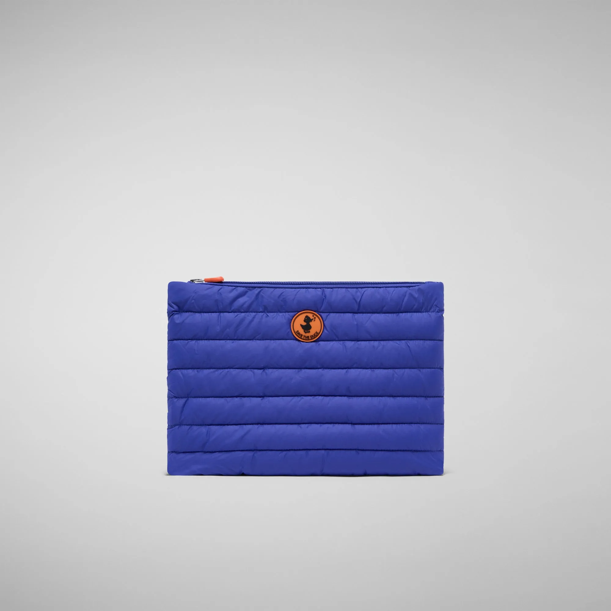 Unisex quilted pouch big Shaula in gentian blue