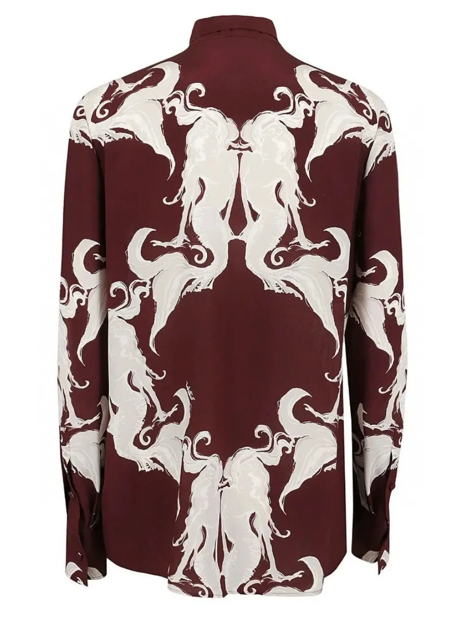 Women’s Amarone & Perla Metamorphos Gryphon Silk Blouse