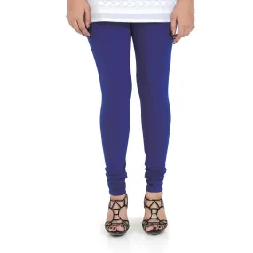 Women's Cotton Churidar leggings (Free Size) - Purple Heart